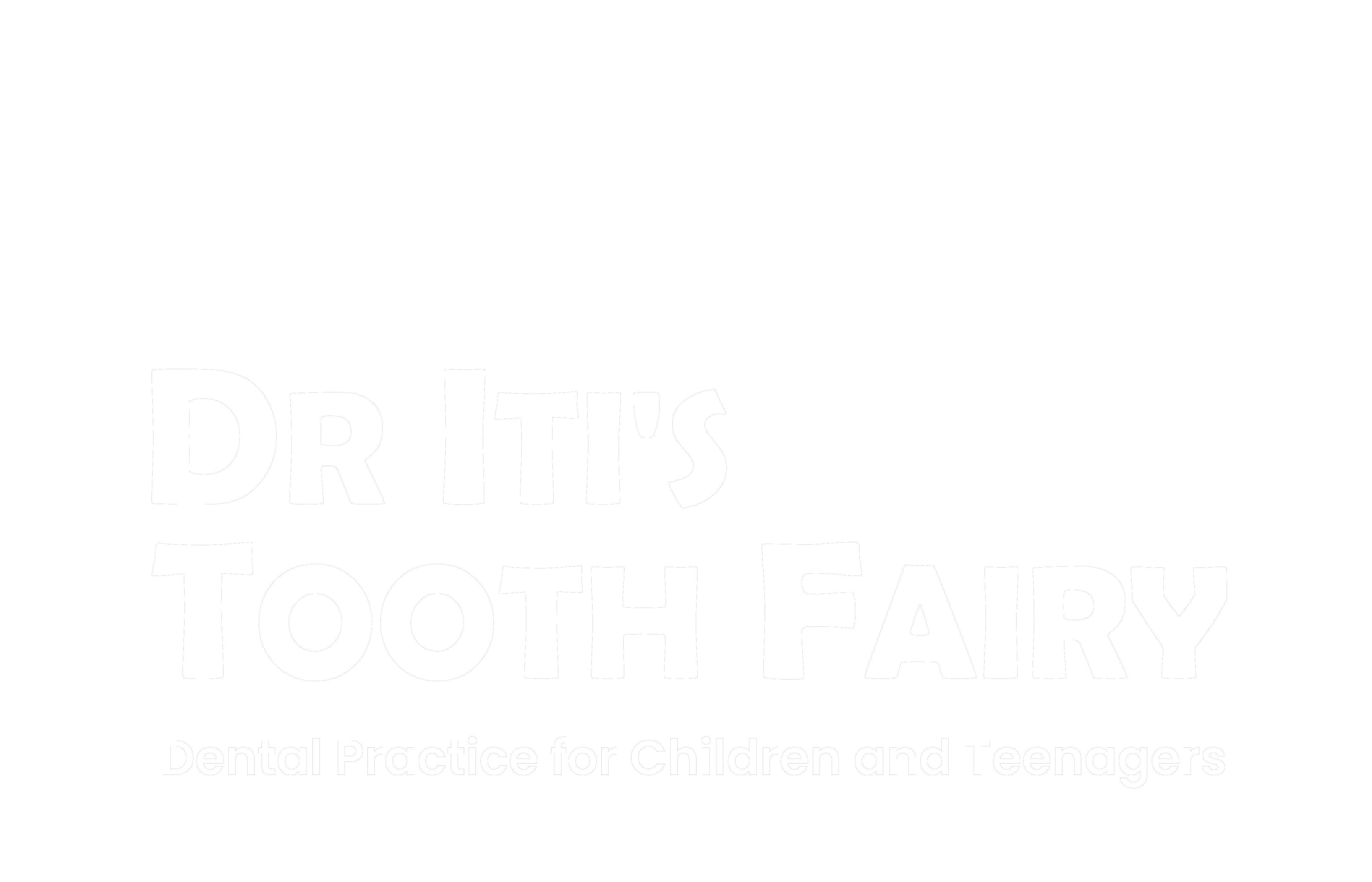 Dr Iti's Tooth Fairy White Logo